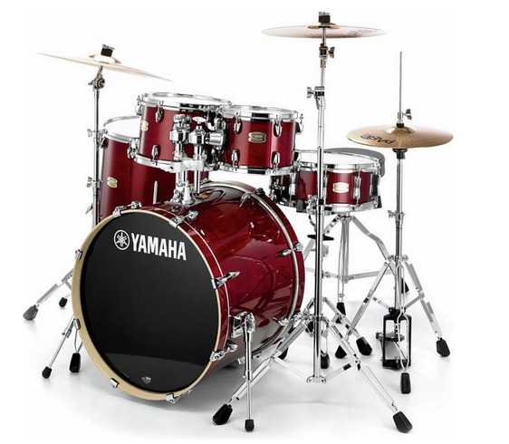 A drum set with a white background

Description automatically generated